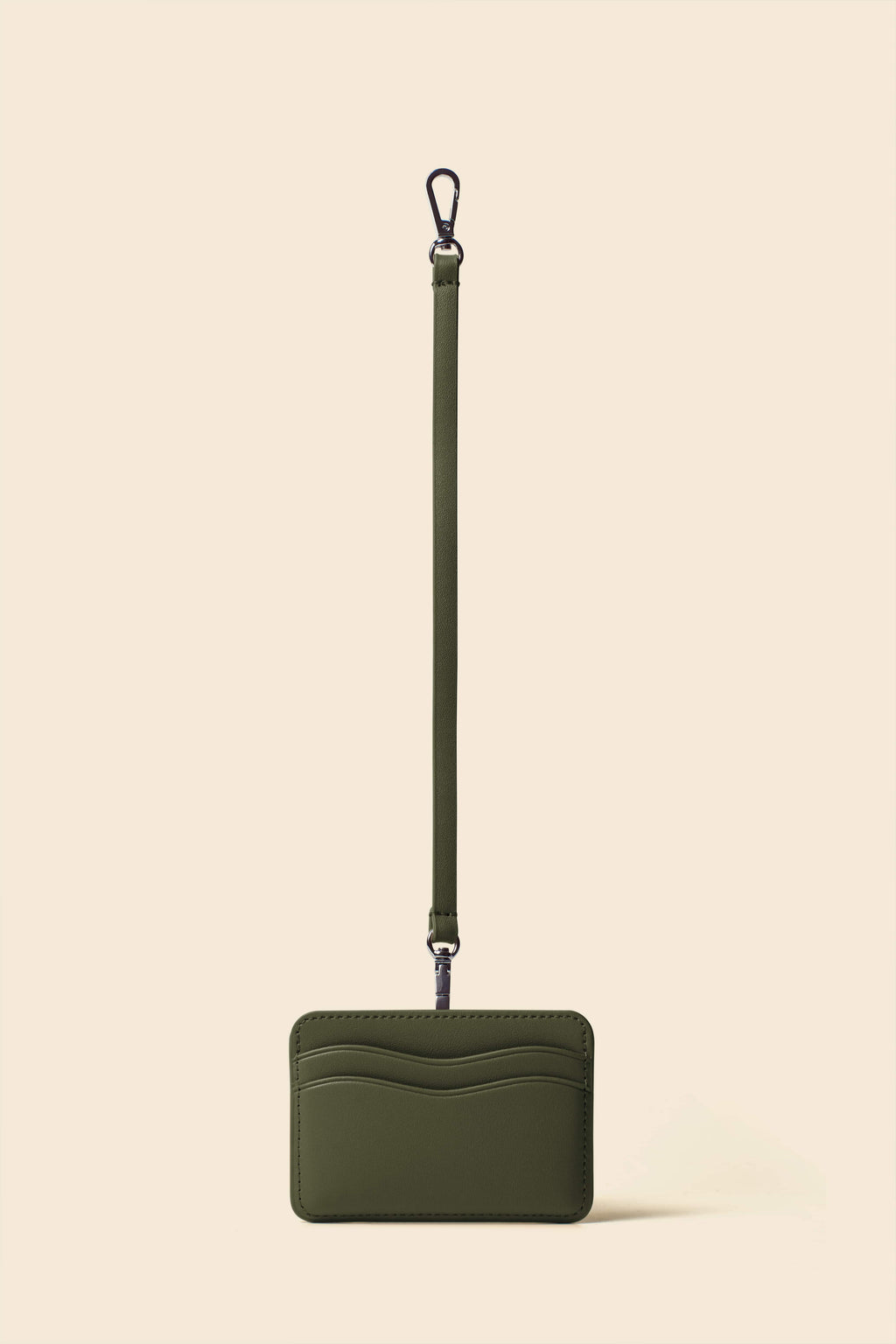 OLEADA NYC Apparel and Accessories > Women > Small Leather Goods > Leather Cardholder Color_Evergreen AnyWear Cardholder