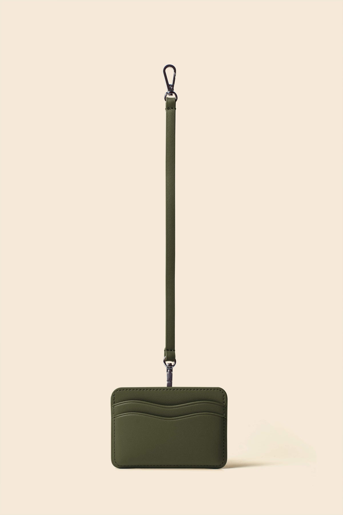OLEADA NYC Apparel and Accessories > Women > Small Leather Goods > Leather Cardholder Color_Evergreen AnyWear Cardholder