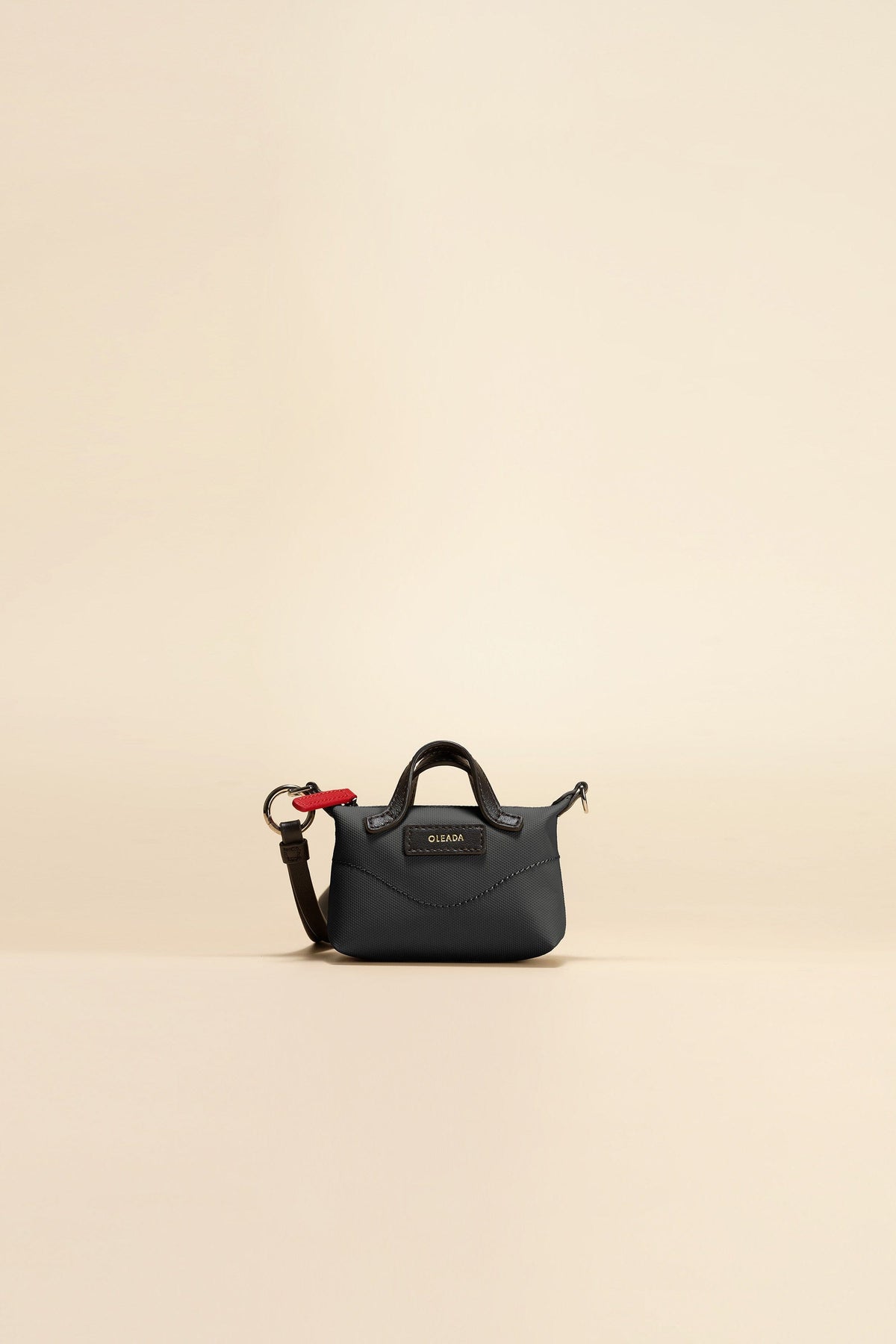 OLEADA NYC Apparel and Accessories > Women > Small Leather Goods > Leather Cardholder Color_Tokyo AnyWear AnyDuffle Charm