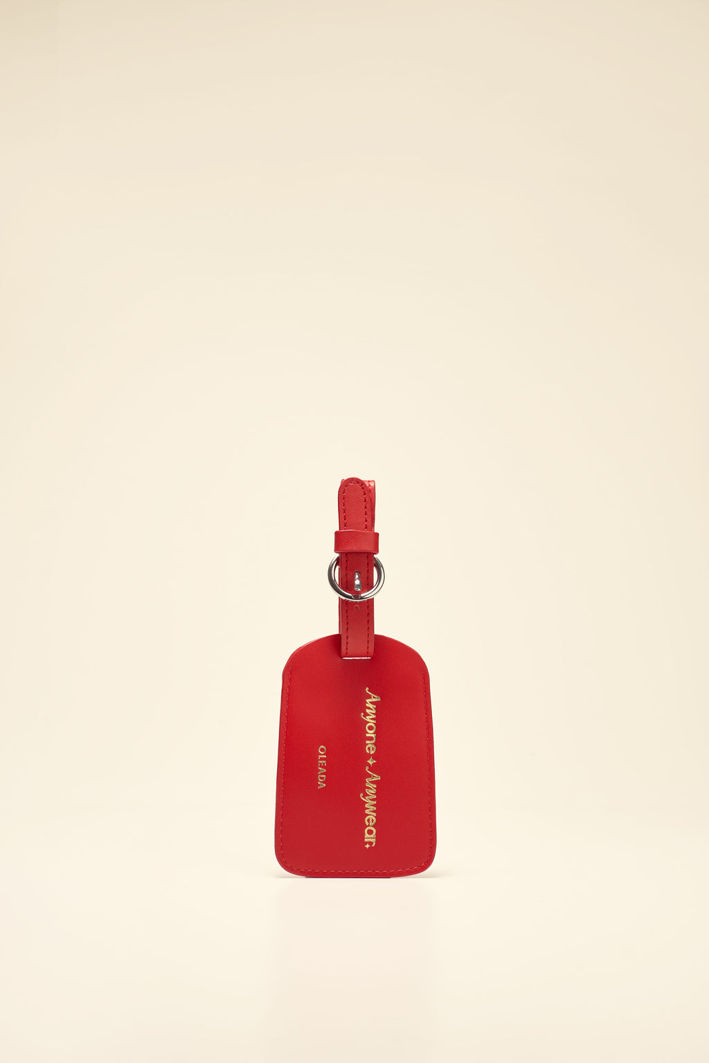 OLEADA NYC Apparel and Accessories > Women > Small Leather Goods > Leather Case Color_Rouge AnyWear AnyTag