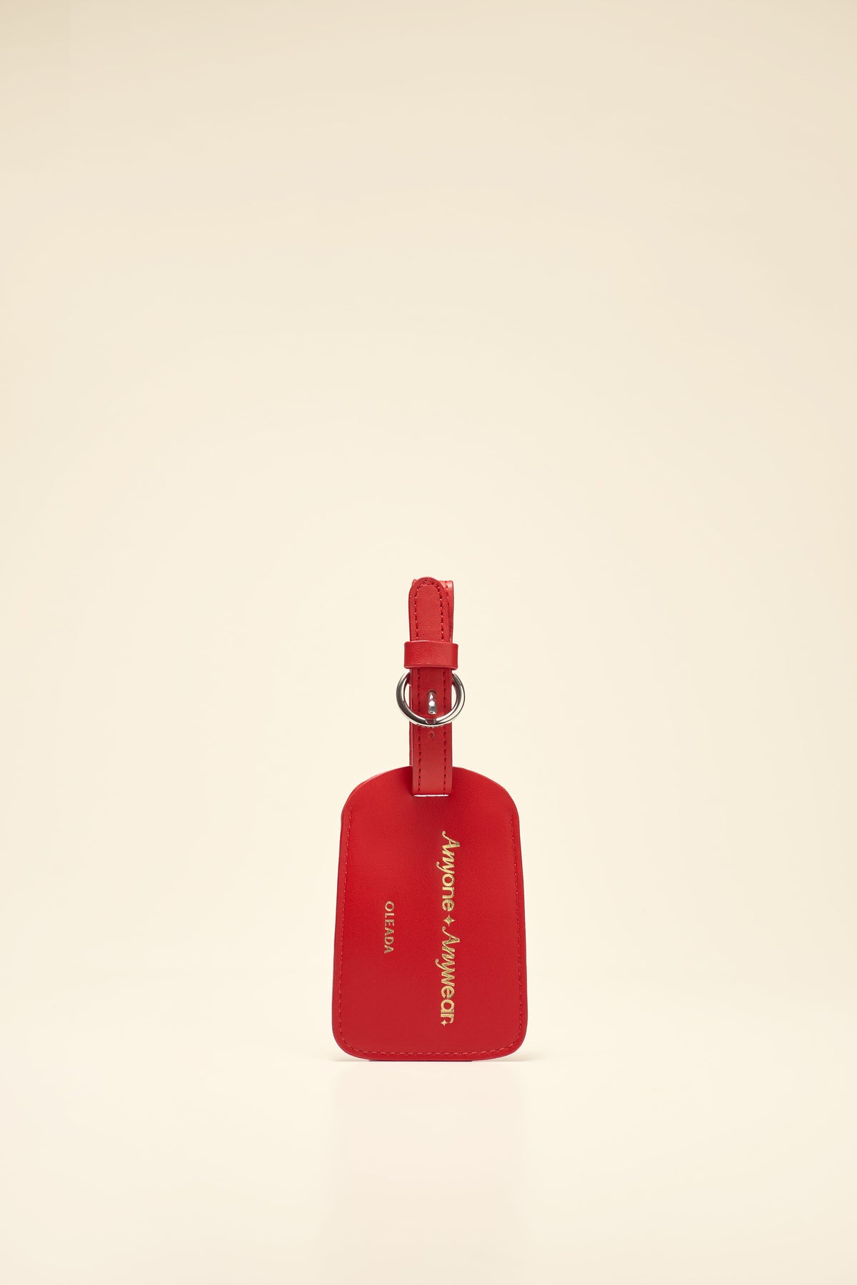 OLEADA NYC Apparel and Accessories > Women > Small Leather Goods > Leather Case Color_Rouge AnyWear AnyTag