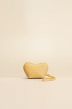 OLEADA NYC Apparel and Accessories > Women > Small Leather Goods > Leather Case Mini Le Coeur Pouch