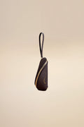 OLEADA NYC Apparel and Accessories > Women > Small Leather Goods > Leather Glasses Case Color_Cocoa Wavy Case