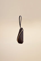 OLEADA NYC Apparel and Accessories > Women > Small Leather Goods > Leather Glasses Case Color_Cocoa Wavy Case