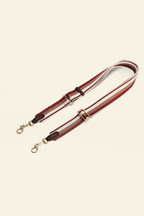 OLEADA NYC Apparel and Accessories > Women > Small Leather Goods > Leather Strap Color_Rouge Canal Bag Strap
