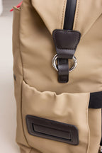 OLEADA NYC Apparel and Accessories > Women > Small Leather Goods > Leather Tab Color_Abu Dhabi AnyBackpack Personalization