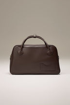 OLEADA NYC Backpack> Leather Backpack For Women > Handbag > Convertible To Shoulder Bag > Fits 14" laptop> Color_Chocolate Marina Carryall