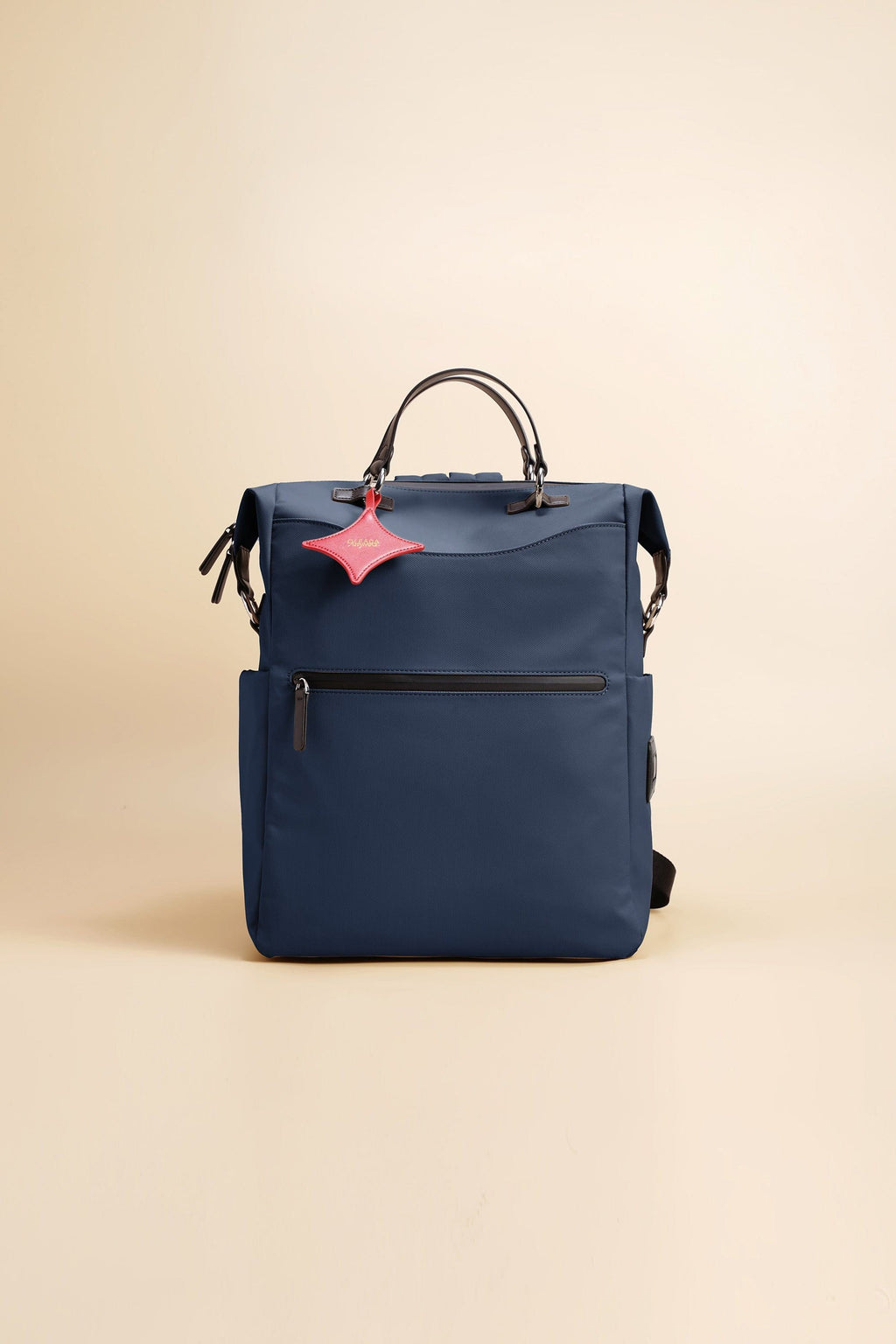OLEADA NYC convertible travel bags > work-to-travel backpack > commuter bags > water-resistant vegan bags > stylish multi-use backpack Color_Mykonos AnyWear AnyBackpack