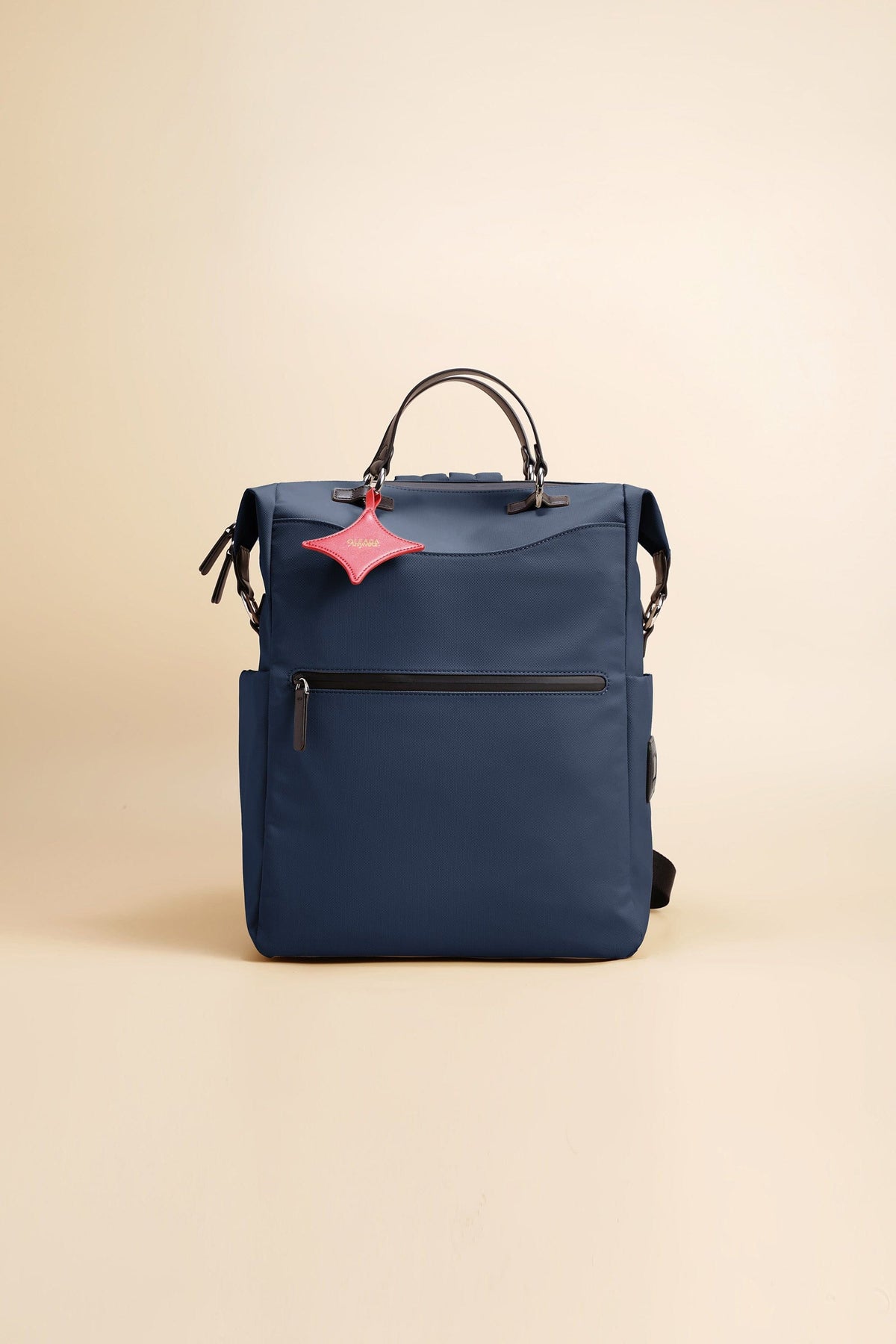 OLEADA NYC convertible travel bags > work-to-travel backpack > commuter bags > water-resistant vegan bags > stylish multi-use backpack Color_Mykonos AnyWear AnyBackpack