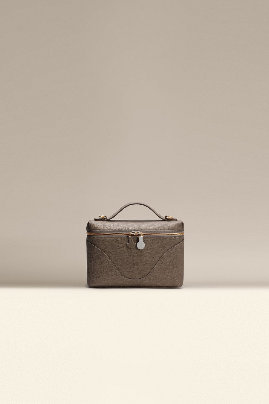 OLEADA NYC Leather Handbag > Women Work Bag > Top Handle Bag > Shoulder Bag > Mini Bag Color_Ash Mini Anchor Bag