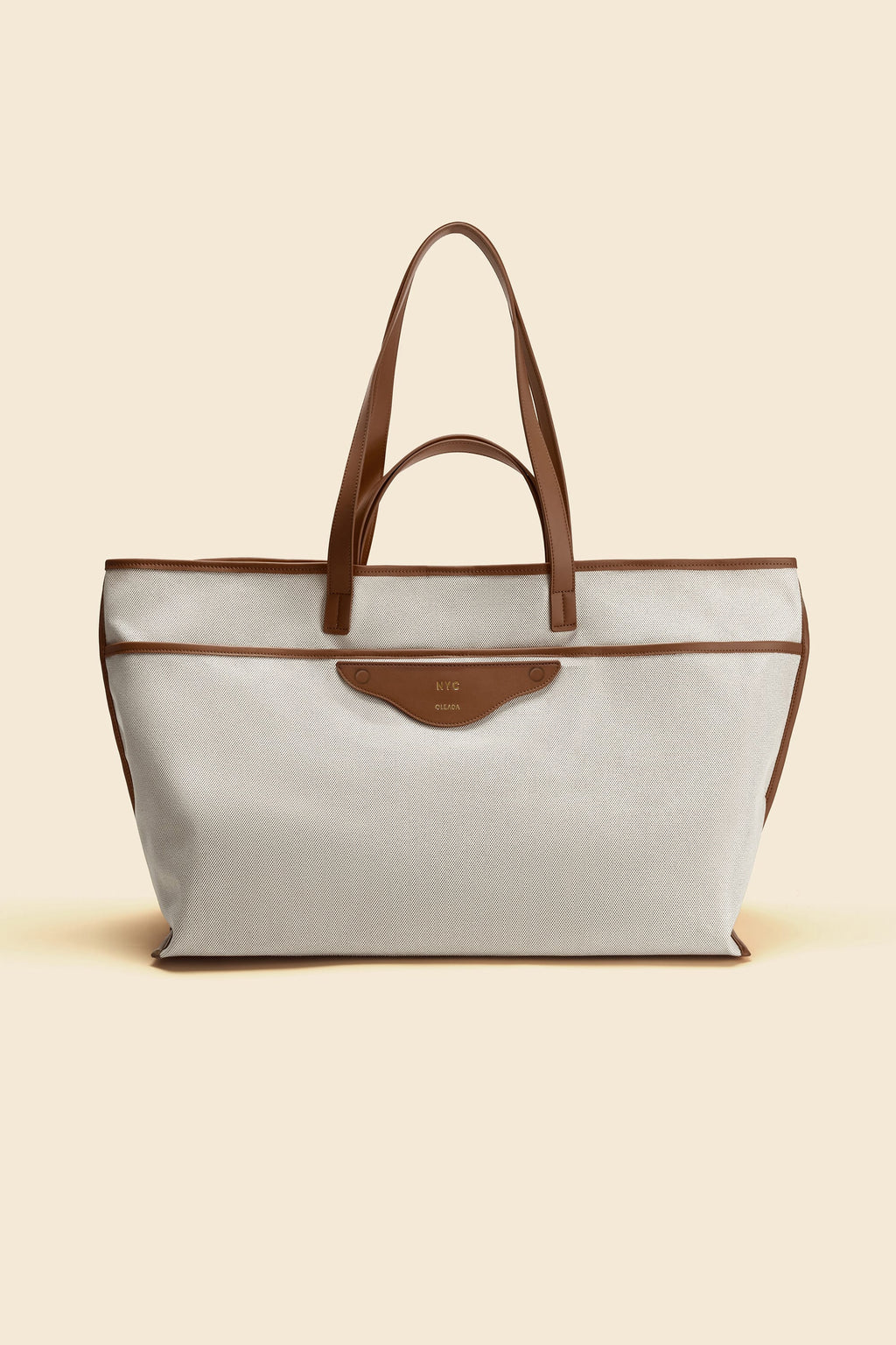 OLEADA NYC Women Work Bag > Leather Bag > Business Travel Beach Bags> Fits Up To 16'' Laptops Color_Sand Coast Beach Tote